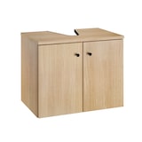thumbnail of Waschtisch Bad-Unterschrank Eiche Dekor stehend oder Wandmontage V-90.59-03WU