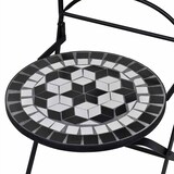 thumbnail of Chaises Pliables De Bistro 2 Pcs Céramique Noir Et Blanc