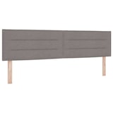 thumbnail of vidaXL Boxspringbett mit Kopfteil Taupe 180 x 200 cm Stoff