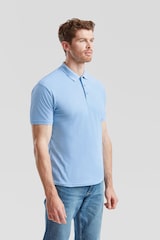 thumbnail of Fruit of the Loom 65/35 Polo Farbe: pastellblau Größe: 3XL