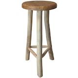 thumbnail of Barhocker Teak Stuhl Bistrohocker Hocker Rustikal Teakholz Hocker Natur 302770