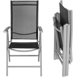 thumbnail of tectake Aluminium tuinstoelen inklapbaar - zilver, Set van 2 - 401631
