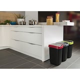 thumbnail of Rotho Cestino Twist in plastica riciclata 10 litri, nero e grigio