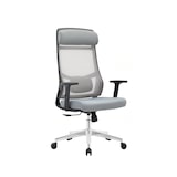 thumbnail of OfficeSense OS110 Ergonomischer Bürostuhl – Mesh Bürostuhl – NEN1335-zertifiziert – Erwachsene – Kopfstütze – Rückenstütze – Grau