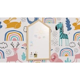 thumbnail of ALLboards Lavagna magnetica bianca a forma di casa 90x60cm cornice in legno laccato