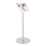 thumbnail of Danieli - Espositore Pubblicitario a Leggio in Acrilico Trasparente da Terra. Portalibro A3 Orizzontale con Montante Ovale in Alluminio ø70 mm