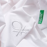 thumbnail of Benetton - Conjunto de Cama 2Pc (Capa de Edredão 135X200Cm + Fronha 80X80Cm) 200Tc 100% Algodão Branco e Cinzento P&B Be
