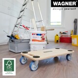 thumbnail of WAGNER Transporthilfe BIRKE Multiplex ANTIRUTSCHPUNKTE - 59 x 29 x 11 cm, Rollen Ø 75 mm soft, Tragkraft 200 kg-20112801