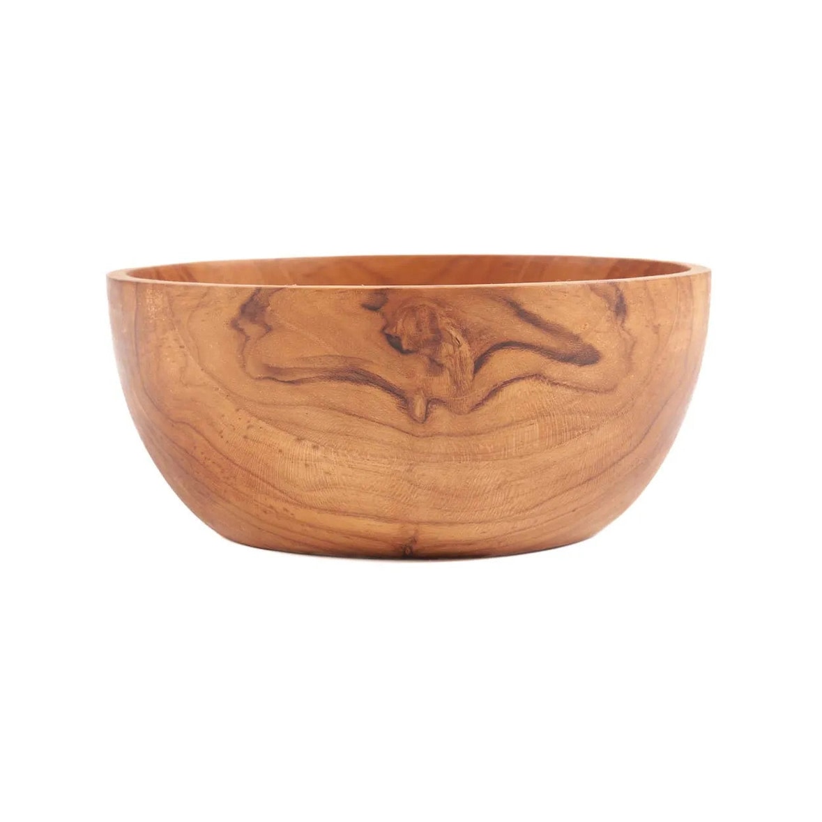 Bazar Bizar Bol en bois de teck 16x16x7 cm naturel