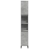 thumbnail of vidaXL Badschrank Betongrau 30x30x190 cm Holzwerkstoff