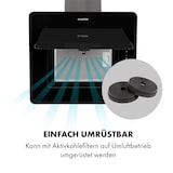 thumbnail of Klarstein Helena 60 Dunstabzugshaube 595 m³/h LED-Display schwarz Schwarz