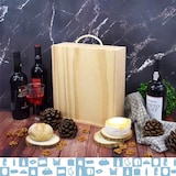 thumbnail of Espirito Rebelde Houten Wijnkist 285x95x320 mm (3 Flessen) - Houten Kist voor Wijn, Wijnbox, Houten Kistje, Cadeaudoos voor Flessen