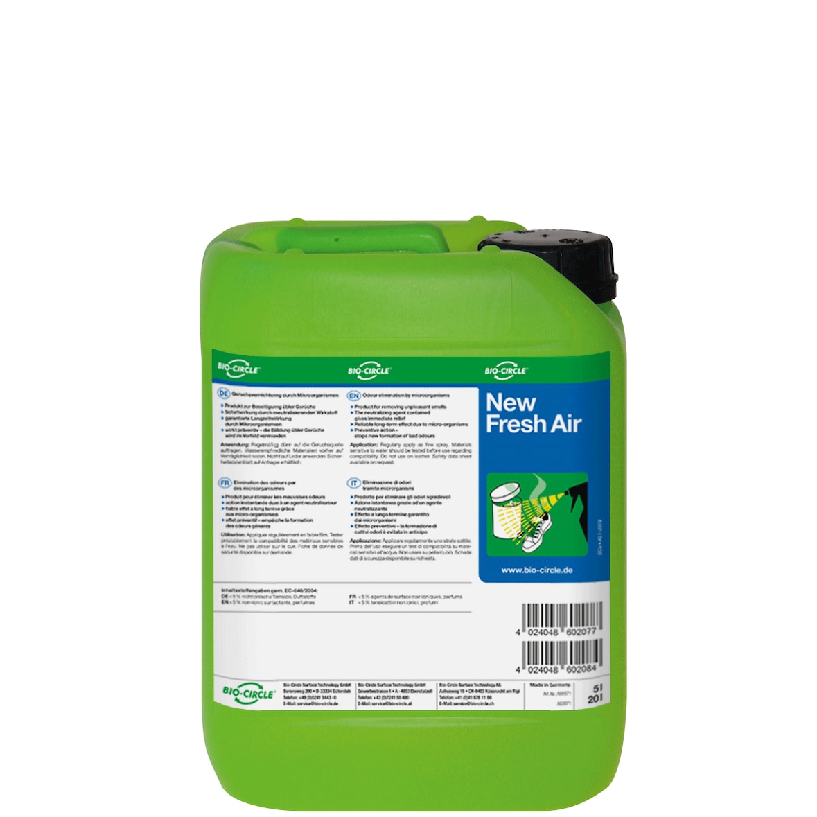 Geruchsentferner New Fresh Air, Kunststoff-Kanister 5 L