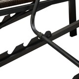 thumbnail of vidaXL 2-persoons ligstoel met kussen bruin poly rotan