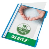 thumbnail of Leitz Cartellina Standard in Polipropilene 30% Riciclato, Formato A4, Capacità fino a 60 Fogli 80 gr/mq, Confezione da 25, Blu Chiaro, 41910130
