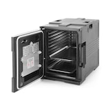 thumbnail of HENDI Thermo-geïsoleerde container met verwarmingsfunctie – catering, AmerBox, GN 1/1, 220-240V/200W, 477x680x(H)620mm