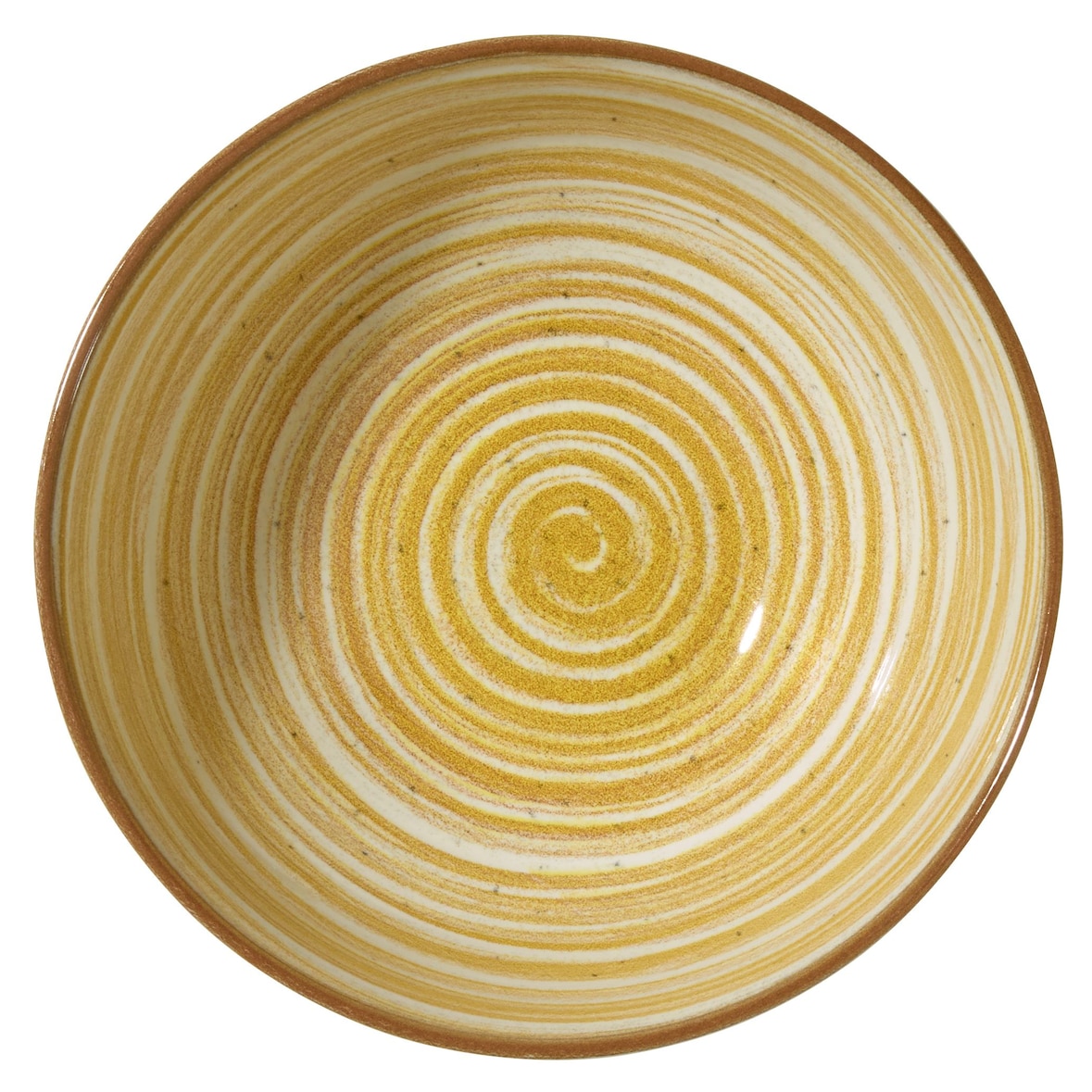 METRO Professional Cuenco Madleen, cerámica de gres, Ø 16 cm, amarillo, 6 unidades