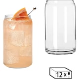 thumbnail of Libbey 12er Set Can Gläser -GLASS CAN- 473 ml, Ø 7,5 cm, H: 13,5 cm