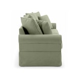 thumbnail of Divano a 3 posti dritto in poliestere verde