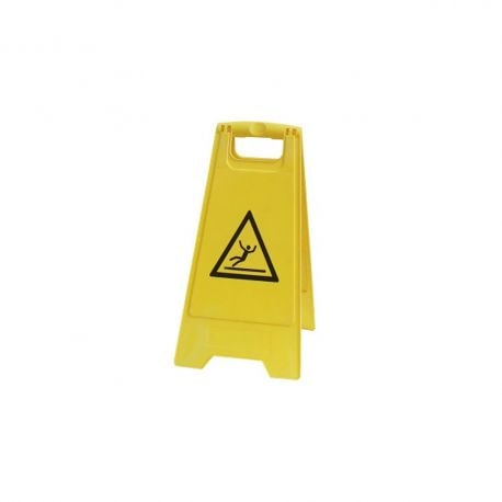 VISO panneau de signalisation Sol Glissant - Chevalet Jaune