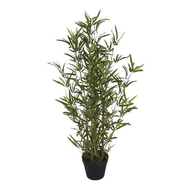 Bambù Artificiale 120 Cm Con Vaso - Pianta Finta Realistica Per Interni/Esterni - Resistente Ai Raggi UV - 5