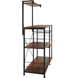 thumbnail of tectake Estantería para cocina Crawley 90x40x131,5cm  Madera Industrial Oscura, Rústica