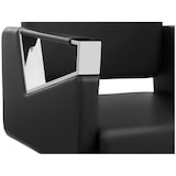 thumbnail of physa - Physa Fauteuil Barbier Coiffure Chaise Coiffeur Physa Bristol Black (Pompe Hydraulique, Hauteur Réglable 46-57 cm, Max 200 Kg,