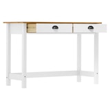 thumbnail of Mesa consola Hill con 2 cajones madera pino 110x45x74 cm