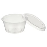 thumbnail of 200x Dressingbecher Saucenbecher 30ml transparent mit Deckel aus PP