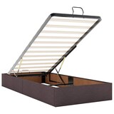 thumbnail of vidaXL Ottoman-Bett mit Matratzen & LEDs Dunkelbraun 180x200 cm Stoff