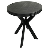 thumbnail of Gartentisch Bistrotisch Balkontisch Kunststoff Rund Ø70xH72cm