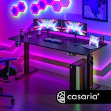 thumbnail of Elektrischer Schreibtisch 140x60x73-118cm schwarz