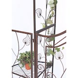 thumbnail of DanDiBo Rosenbogen mit Tor Tür aus Metall 101759 Gartentor 236x186 cm Schmiedeeisen Rankgerüst