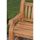 thumbnail of Gartenbank Teakbank HIBAS - Holz Teak 120x61x93 cm | Holzbank 120 Cm Gartenbank Sitzbank Mit Lehne Wetterfest Bank Garten Terrasse