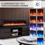 thumbnail of BALDERIA Agnes 50 chimenea eléctrica para suelo, pared o empotrar, efecto llama LED, calefacción