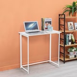 thumbnail of SVITA Bureau Inklapbaar Smal Ruimtebesparend Multifunctioneel Computerbureau 80x40x76cm Wit