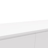 thumbnail of SalesFever Lowboard aus MDF | 1 Schublade und 1 Klappfach | Beine Metall mit Messinglegierung | B 120 x T 40 x H 45 cm | weiß