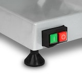 thumbnail of VERTES Cortadora de fiambres gastro, eléctrica con 150W, cuchilla con 250mm de diámetro, grosor de corte de 0 a 12mm, incl. piedra de afilar