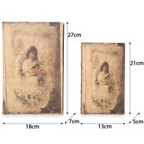 thumbnail of Moritz 2er Set Aufbewahrungsbox Deko Mädchen mit Katze Buch Safe Box Schatulle Buchhülle Geldversteck