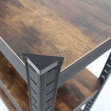 thumbnail of 4x Wohnzimmerregal 150x75x30 cm dunkel Traglast/Regal 650 kg Steckregal Schwerlastregal Lagerregal