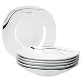 thumbnail of 6er Set Essteller tief Silver Night 22cm