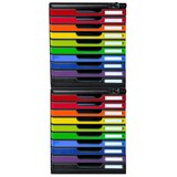 thumbnail of Exacompta 332798D 1x MODULO A4 - 10 Laden mit Schlüssel verschliessbar Iderama - Harlekin glossy