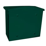 thumbnail of V-part Brievenbussen Metaal 402 mm 212 mm 360 mm groen