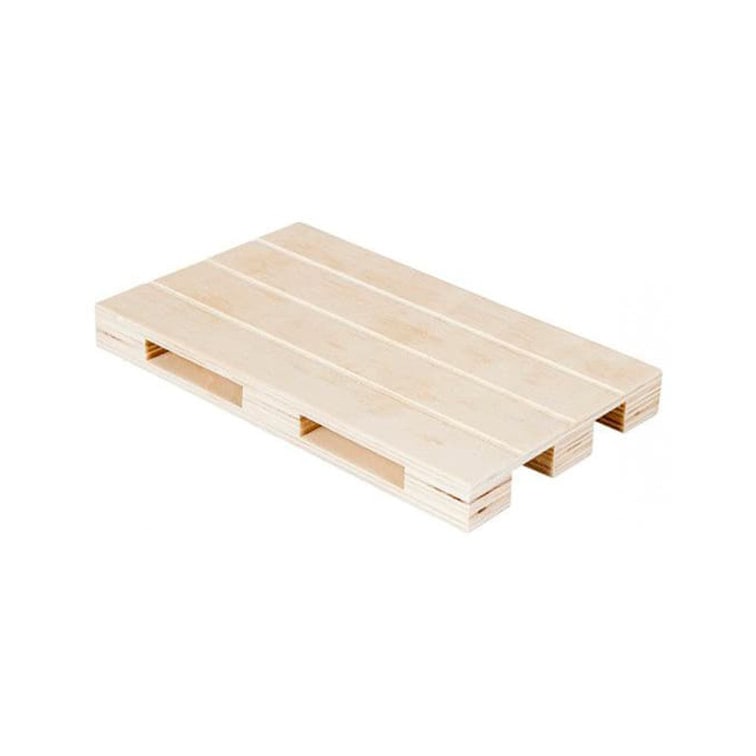 MONOUSO - Bandeja Mini Palé de Madera 30x20x2cm (1 Ud)