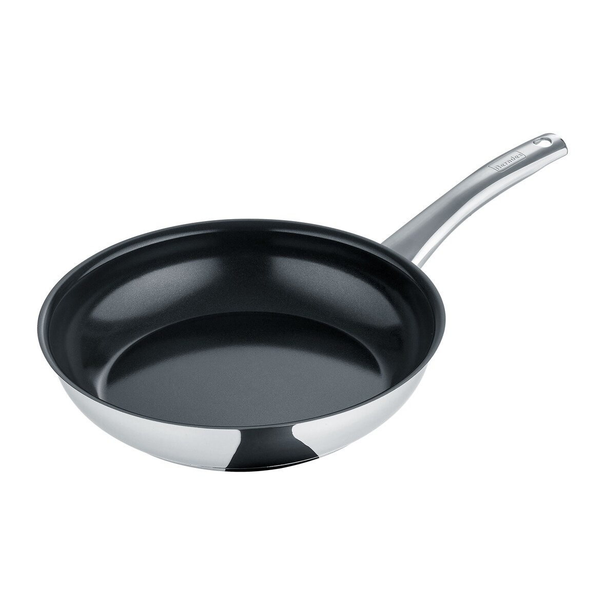 Bratpfanne 26 cm, Edelstahl, poliert - b.brilliant PFAS-frei 28 cm