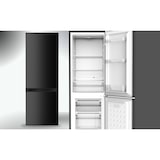 thumbnail of PKM Kühlgefrierkombination KHKG173BC schwarz 161L Kühlschrank LED