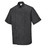 thumbnail of Portwest - Veste de cuisine manches courtes CUMBRIA Noir Taille 2XL