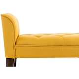 thumbnail of Chaise Longue Cleopatra Tapizado en Tela Amarillo/Antiguo oscuro