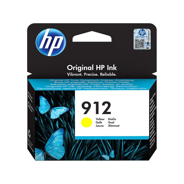 HP 912 Cartouche d'encre jaune HP 3YL79AE