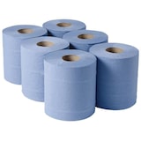 thumbnail of Rollos de toallas centrales azules | 6 piezas | 2 pliegues